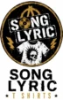 Song Lyrics T shirt logo